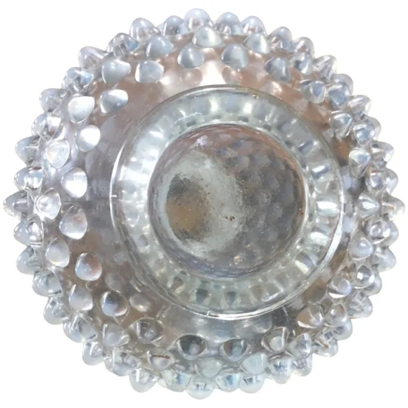 🏺vintage Fenton glowy opalescent hobnail glass bottle or vase - Picture 6 of 9